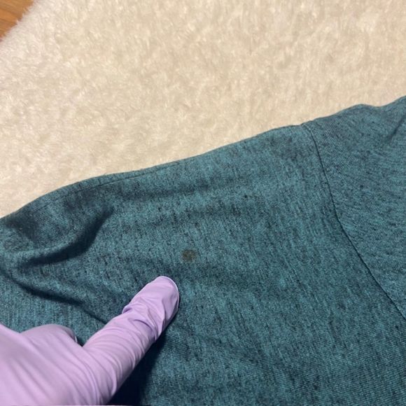 VTG Chofflet Prestige Paris Womens Green Mink Wool Blend Maxi Dress w Belt Sz 9 - Picture 8 of 14